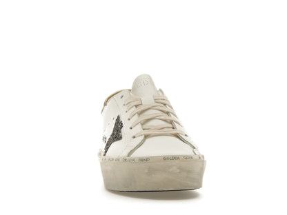 Golden Goose Hi Star White Glitter Gold (Women's)