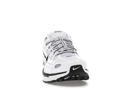 Nike P-6000 White Metallic Silver Black
