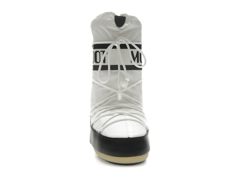 Moon Boot Icon Nylon Boot Black White