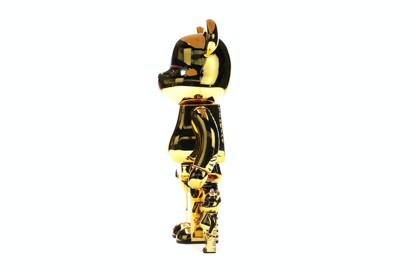 Bearbrick x Tyga x Hajime Sorayama 100% & 400% Set Gold