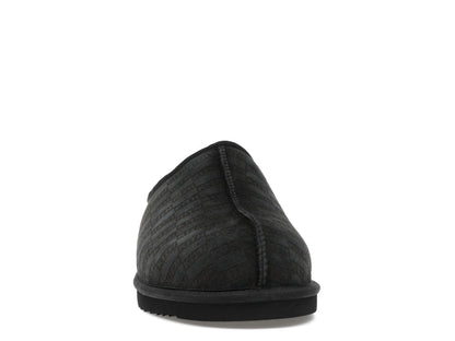 Kith Kithmas Monogram Shearling Slippers Black