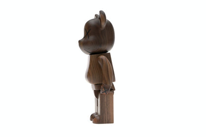 Bearbrick WORLD WIDE TOUR KAWS (Karimoku Wood) 400% Wood