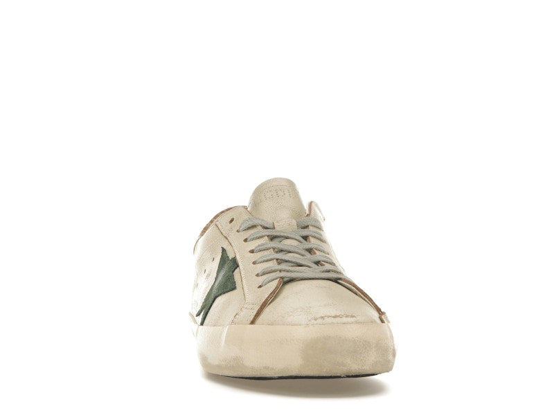 Golden Goose Super-Star Cream Green