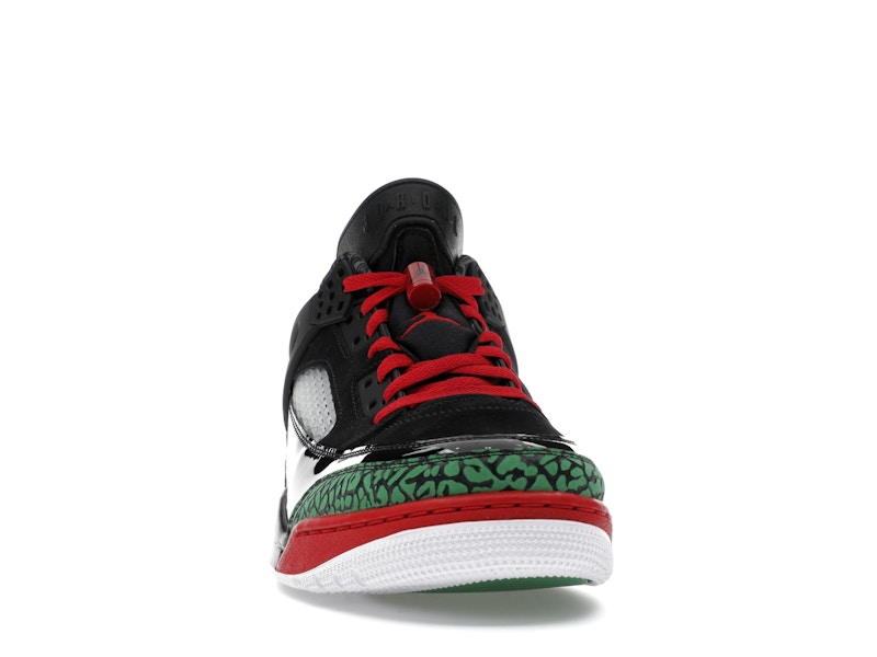 Jordan Spizike Low Black Classic Green White Varsity Red