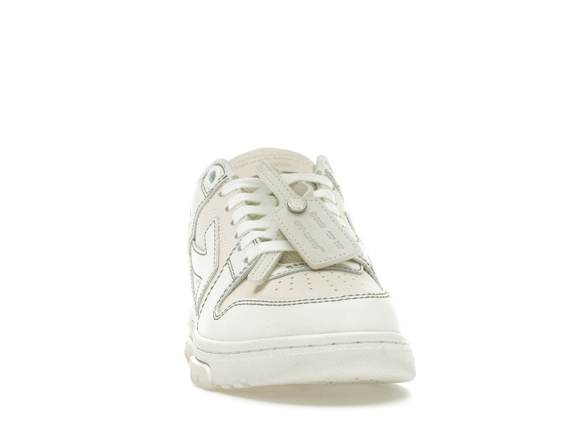 OFF-WHITE Out Of Office OOO Low Tops Cream White