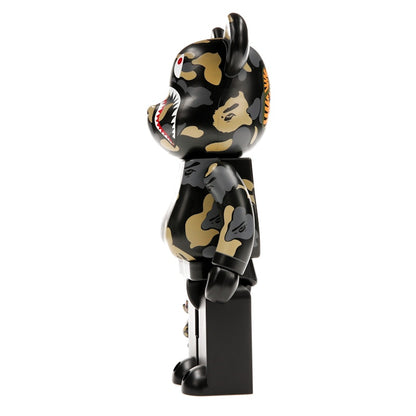 Bearbrick x BAPE Madison Avenue Exclusive Shark Camo 100% & 400% Set