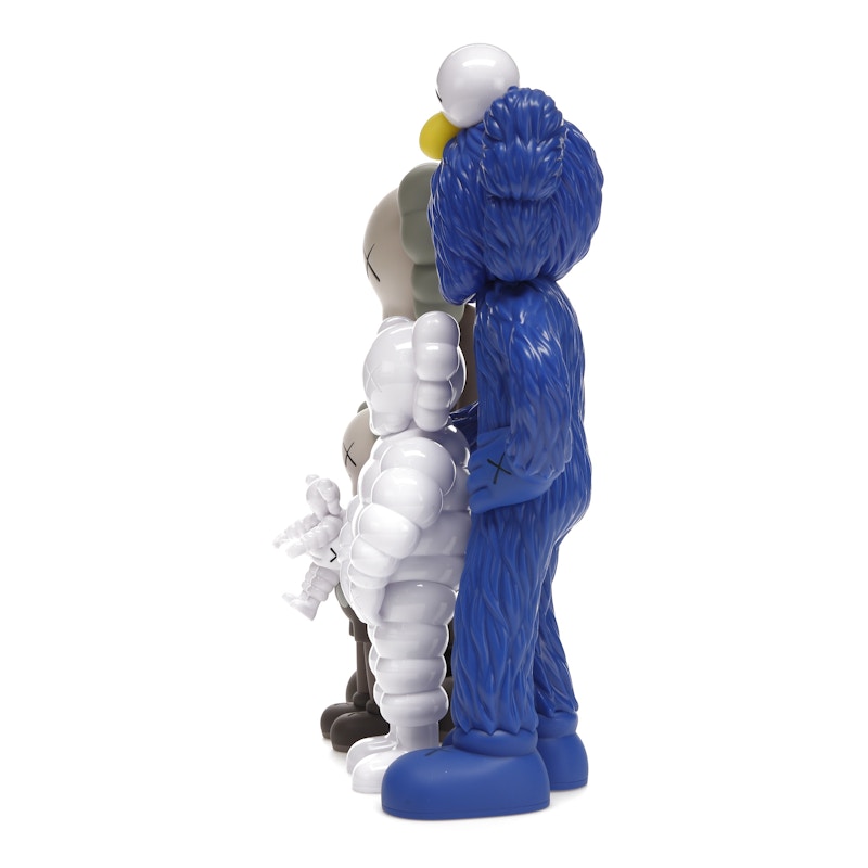 KAWS Family Vinyl Figures Brown/Blue/White
