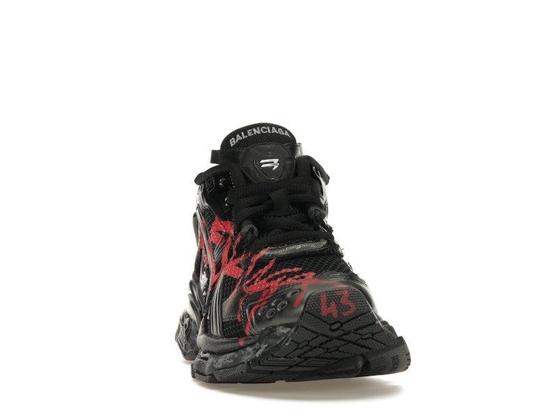 Balenciaga Runner Graffiti Black Red