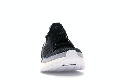 adidas Ultra Boost 19 Core Black Grey Six Shock Cyan