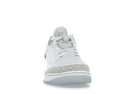 Jordan Spizike Low White Metallic Silver Barely Blue Neutral Grey
