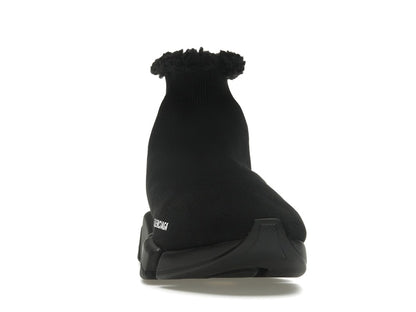 Balenciaga Speed 2.0 Recycled Fake Fur Black (Women's)