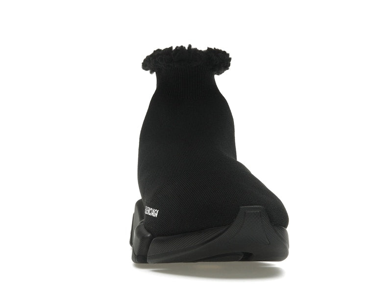 Balenciaga Speed 2.0 Recycled Fake Fur Black (Women's)