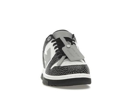OFF-WHITE Out Of Office OOO Low Tops Black Grey with Dots