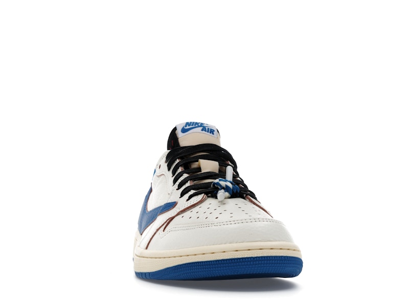 Jordan 1 Retro Low OG SP Fragment x Travis Scott Sail Military Blue