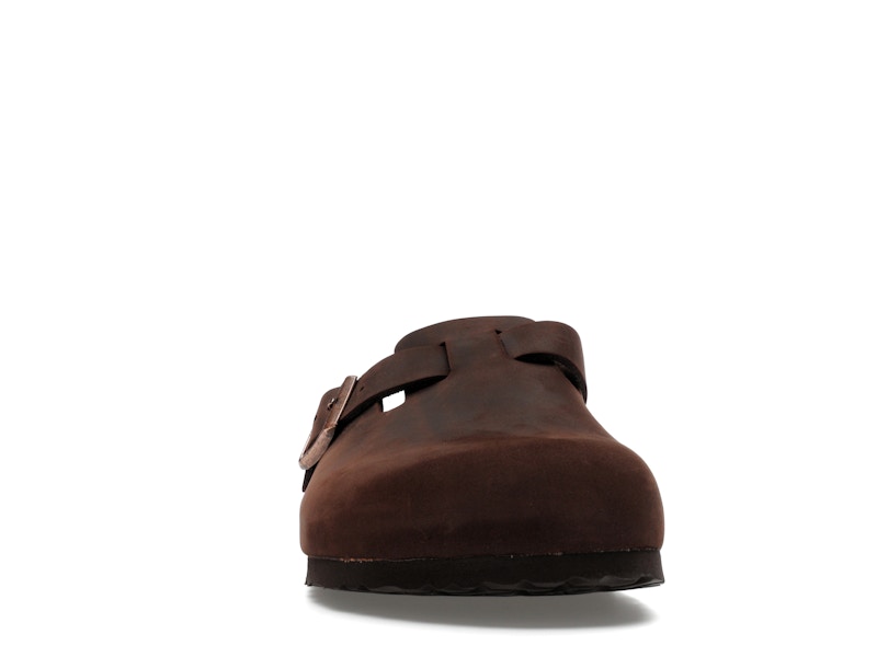 Birkenstock Boston Soft Footbed Oiled Leather Habana Brown