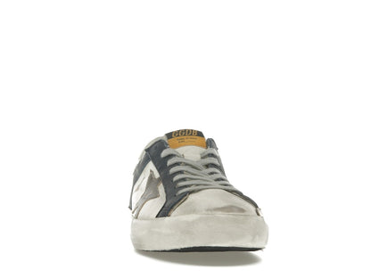 Golden Goose Super Star White Dark Blue Gun Metal