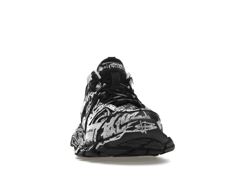 Balenciaga Track Graffiti Black White