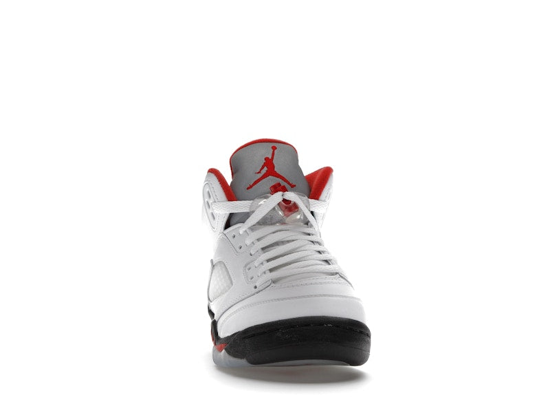 Jordan 5 Retro Fire Red Silver Tongue (2020) (GS)