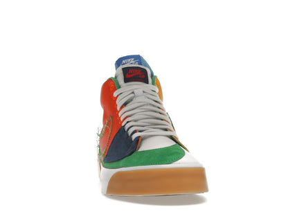 Nike SB Zoom Blazer Mid Edge Safety Orange University Gold