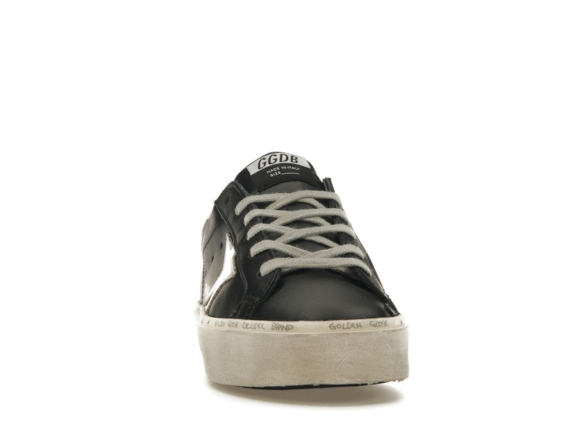 Golden Goose Hi-Star Black Silver (Women's)