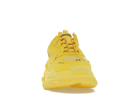 Balenciaga Triple S Allover Logo Yellow