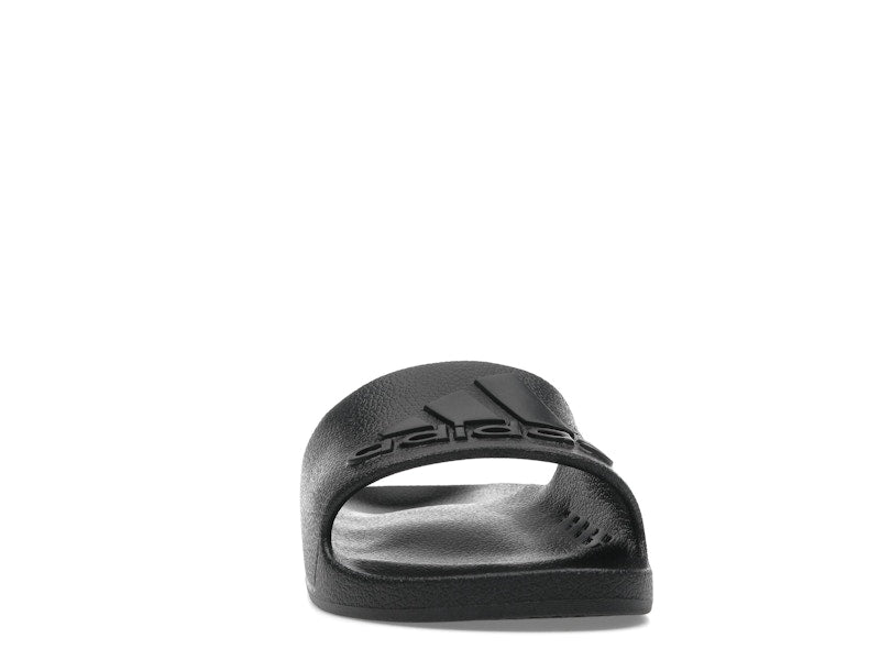 adidas Adilette Aqua Slides Core Black Logo