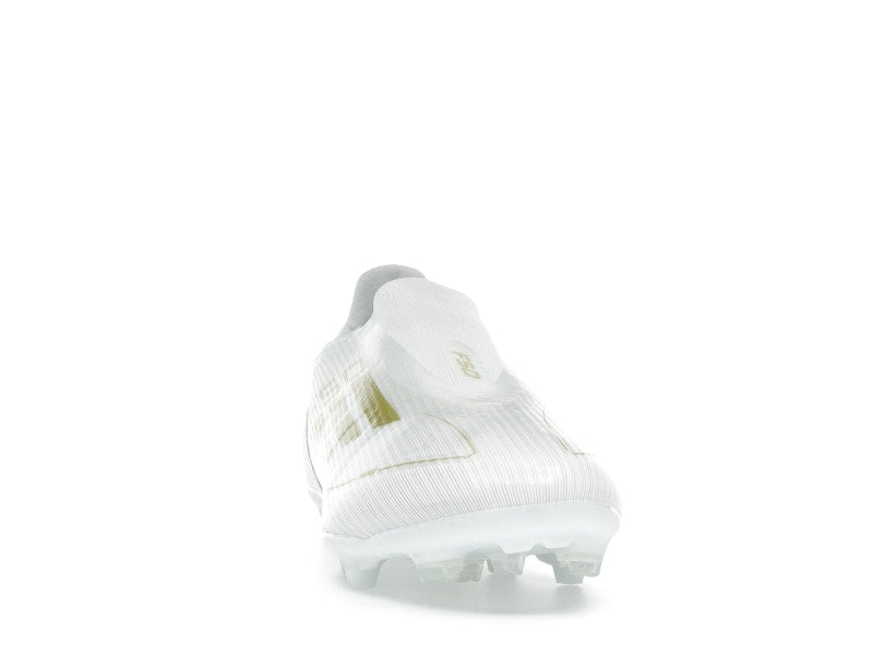 adidas F50 League Laceless Firm/Multi-Ground Cloud White Gold Metallic