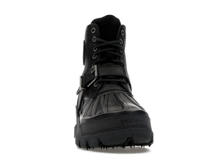 Polo Ralph Lauren Oslo High Oiled Leather Boot Black