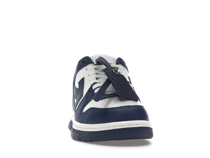 OFF-WHITE Out Of Office "OOO" Low Tops Dark Blue White