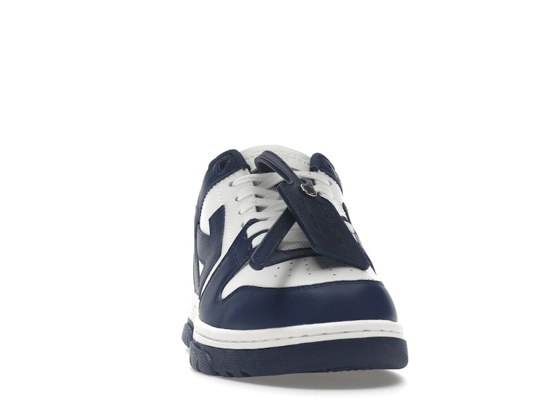 OFF-WHITE Out Of Office "OOO" Low Tops Dark Blue White