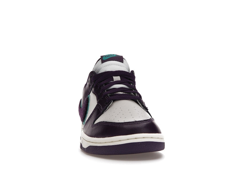 Nike Dunk Low Chenille Swoosh Sail Grand Purple