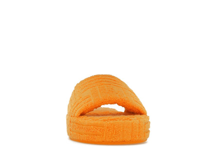 Bottega Veneta Resort Sponge Slide Tangerine