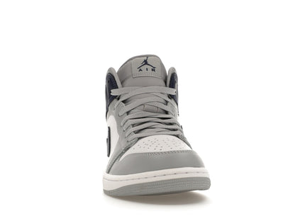Jordan 1 Mid Wolf Grey Midnight Navy