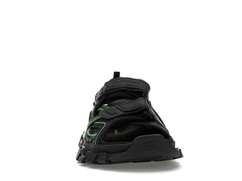 Balenciaga Track Sandal Black/Fluo Green