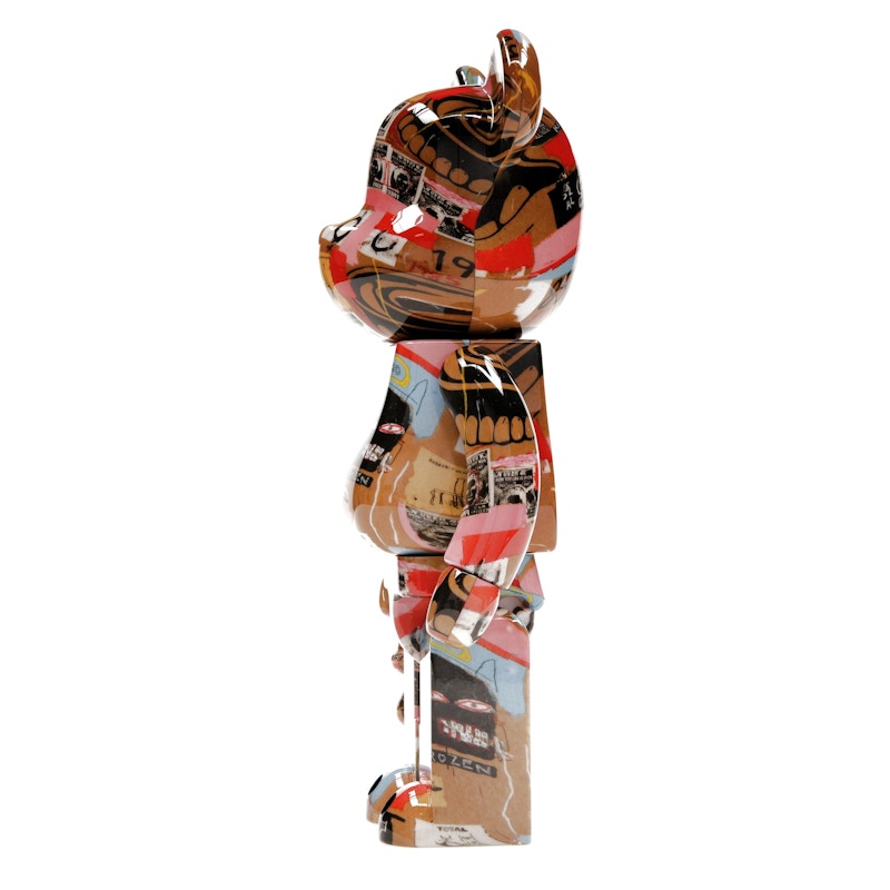 Bearbrick Andy Warhol x JEAN-MICHEL BASQUIAT #2 100% & 400% Set