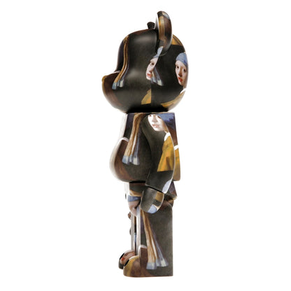 Bearbrick Johannes Vermeer (Girl with a Pearl Earring) 100% & 400% Set