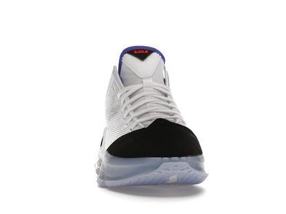 Nike LeBron 19 Low White Medium Blue Siren Red Black