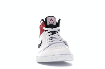 Jordan 1 Mid White Black Gym Red