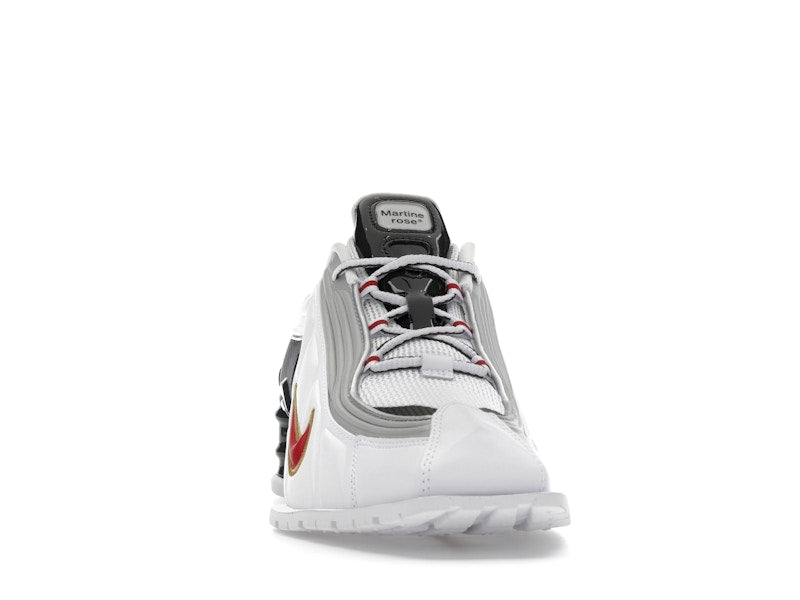 Nike Shox MR4 Mule Martine Rose Metallic Platinum Varsity Red (Women's)