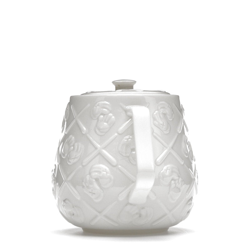 KAWS Ceramic Teapot White