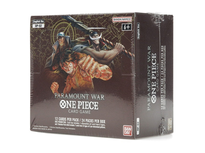 Bandai One Piece Card Game Paramount War Booster Box (OP-02) (English)