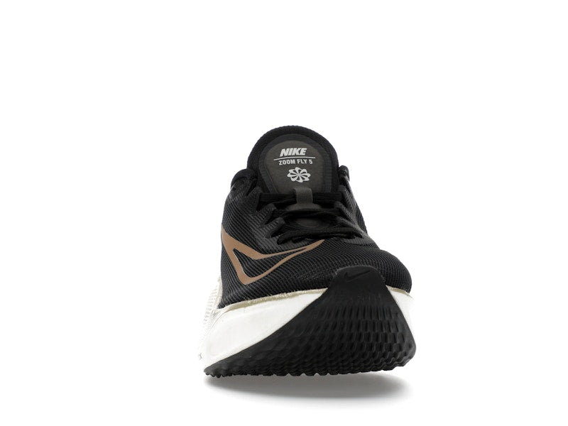 Nike Zoom Fly 5 Black Metallic Gold Grain