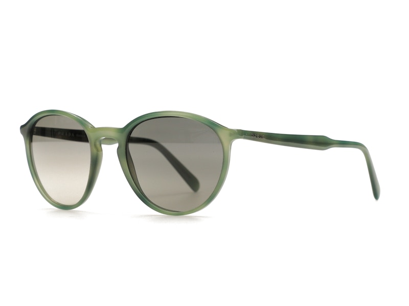 Prada Round Sunglasses Striped Green (0PR 05XS)