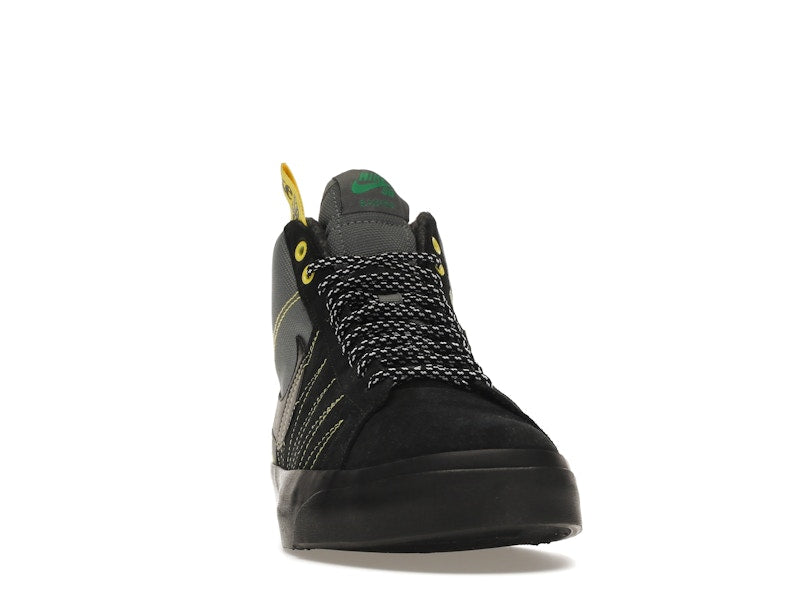 Nike SB Zoom Blazer Mid PRM Acclimate Cool Grey Yellow Strike