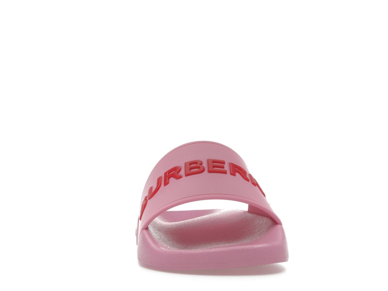 Burberry Embossed Logo Slides Bubblegum Pink (Women's)