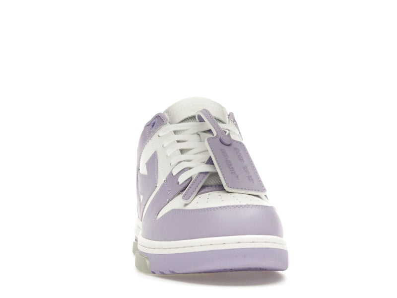 OFF-WHITE Out Of Office Calf Leather White Lilac