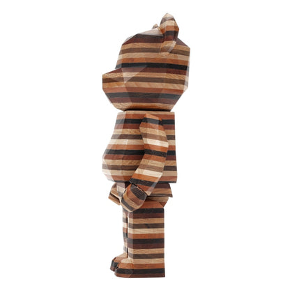 Bearbrick Karimoku Fragment Polygon-Horizon 400% Wood