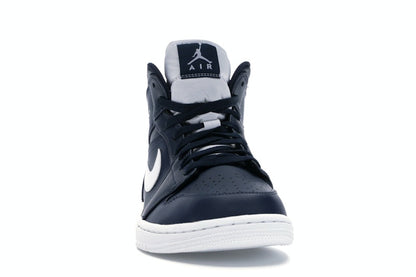 Jordan 1 Retro Mid Obsidian White