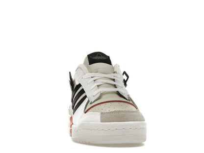 adidas Forum Exhibit Low White Vivid Red