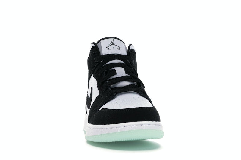 Jordan 1 Mid White Black Teal Tint (GS)